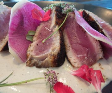 Seared Bigeye Tuna at AQUA Restaurant