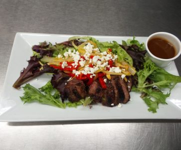 Skirt Steak Salad at AQUA Restaurant