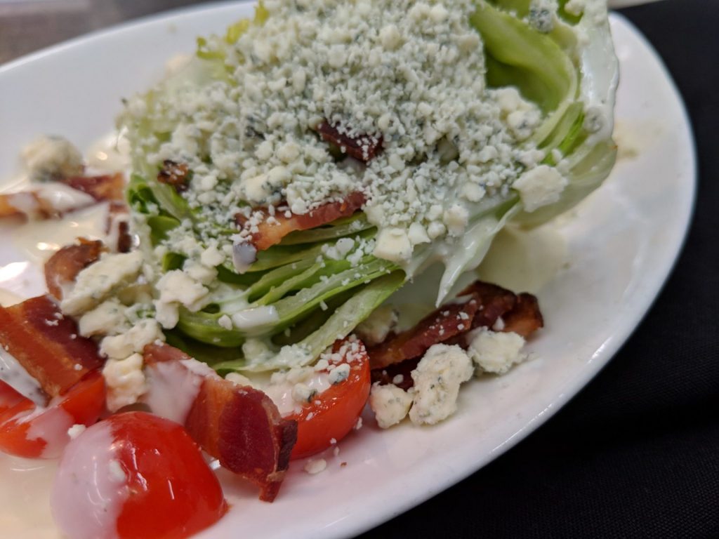 Wedge Salad Fall Menu 2018 at AQUA Restaurant