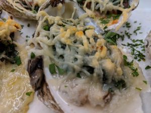 Southern baked oysters