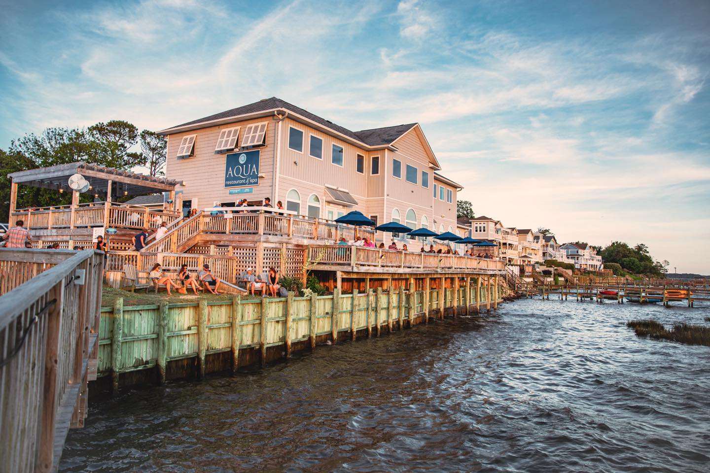 Lunch Dinner Bar Live Music AQUA Restaurant Duck NC Outer Banks